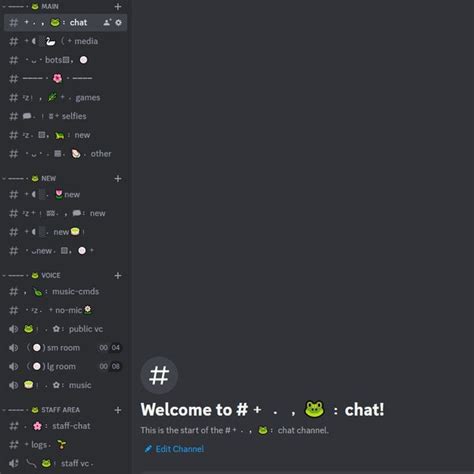 Cute Pink Aesthetic Discord Server Template Etsy