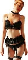 JasmyGirls Sexy Cosplay Lingerie Set Kawaii Anime Lolita Underwear Roleplay Outfit Lace Bra