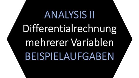 Analysis Klausur Vorbereitung Beispiel Aufgaben Zur