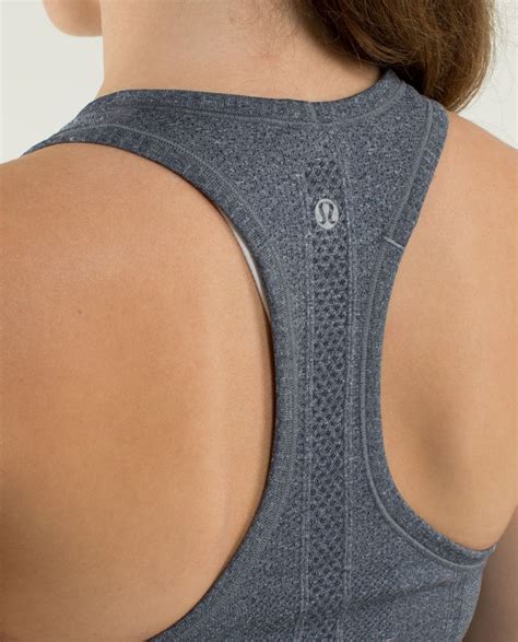 Lululemon Run Swiftly Tech Racerback Heathered Inkwell Lulu Fanatics