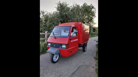 Piaggio Ape Tm 218cc Walk Around A Good Buy For A Coffee Van Youtube