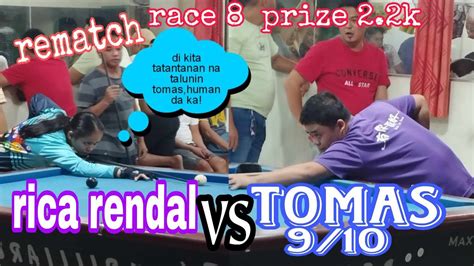 Rematch Rica Rendal Tomas Race Prize K Youtube