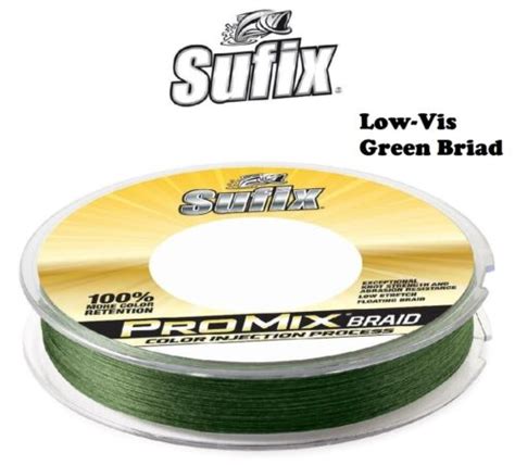 Sufix Pro Mix Braid Low Vis Green Yds Select Lb Test G Ebay