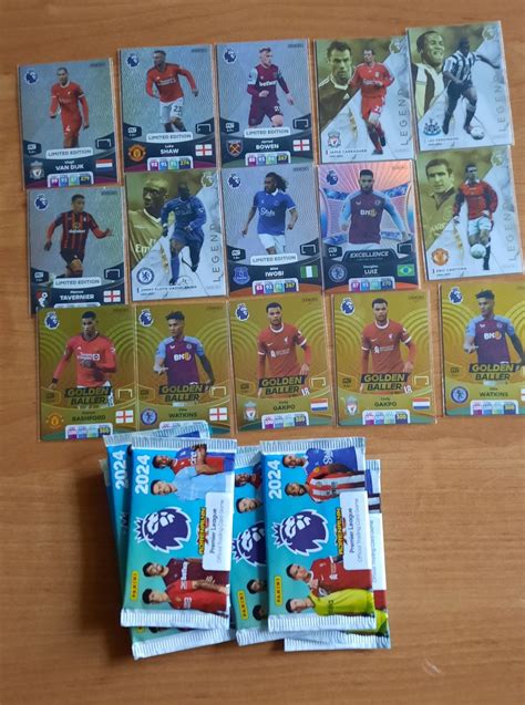 Karty Premier League 2024 Panini limited excellence Baller Zduńska Wola