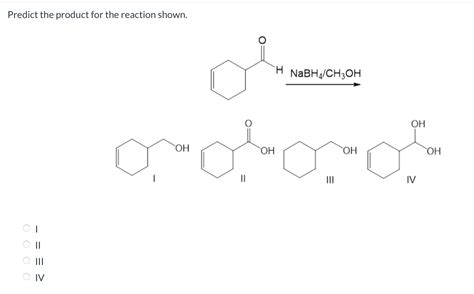 Solved Predict The Product For The Reaction Shown O H Nabha Ch Oh