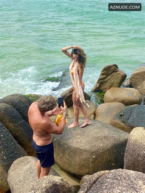 Alessandra Ambrosio Sexy Spotted Showing Off Her Stunning Bikini Body At A Beach In Brazil AZNude