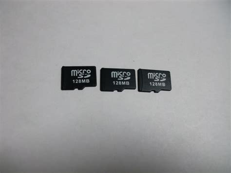 3枚セット Microsdカード 128mb メガバイト フォーマット済み 送料63円 メモリーカード マイクロsdカード 128mb以下 ｜売買されたオークション情報、yahooの商品情報を