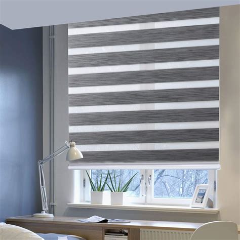 Laneetal Double Roller Blind Day And Night Roller Blind Curtain For