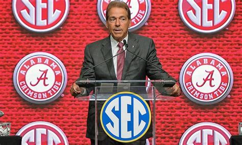 2021 Sec Media Days Takeaways Nick Saban Takes Center Stage Coaches Advocate For Cfp Expansion