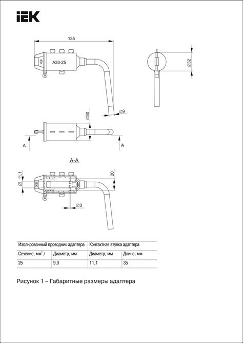 Комплект для наложения заземления КНЗ-95 IEK (UZAG-11-D02-D35-19-S25 ...