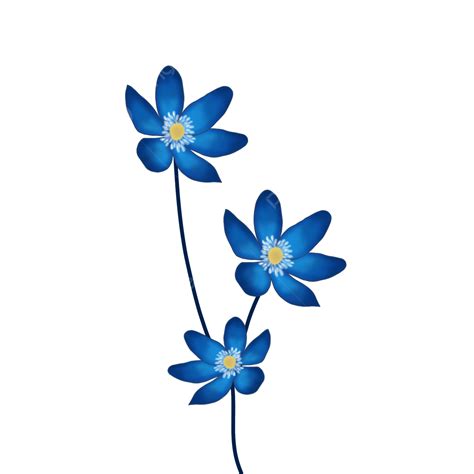 Flor Planta Azul Flor De Lótus Png Flor Talo De Flor Lótus Imagem Png E Psd Para Download