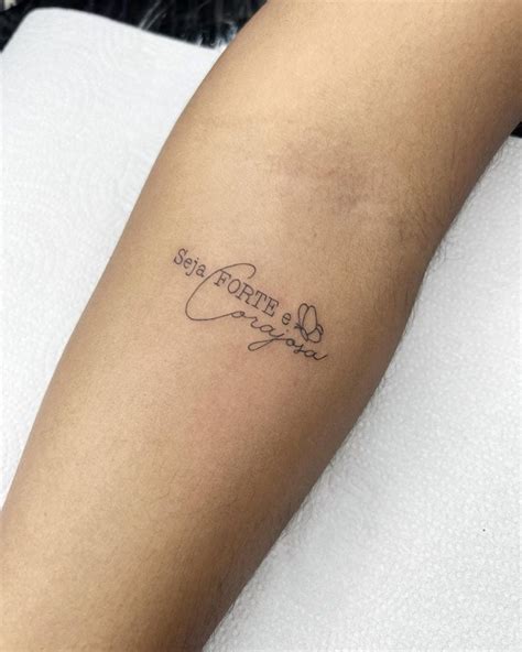 Tatuagem Seja Forte E Corajosa 30 Ideias Lindas Para Se Inspirar