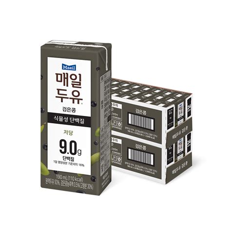 매일유업 매일두유 검은콩 190ml 48팩