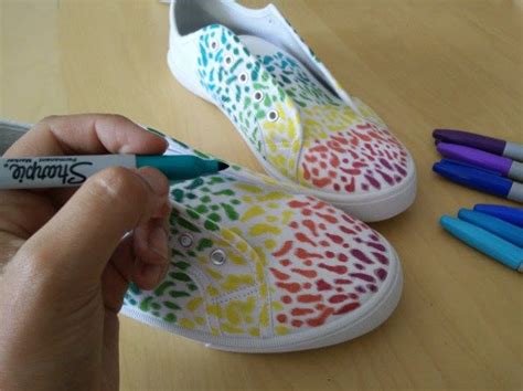 Decorating Canvas Shoes With Sharpies And Alcohol Paris En Rose Tie