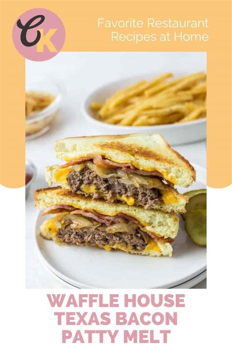 Waffle House Texas Bacon Patty Melt Copykat Recipes