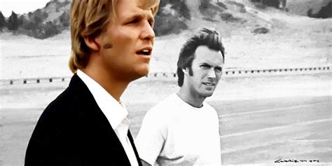 Jeff Bridges And Clint Eastwood In The Film Thunderbolt And Lightfoot Michael Cimino 1974