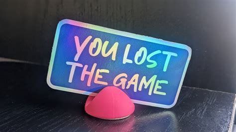 You Lost the Game Sticker - Etsy