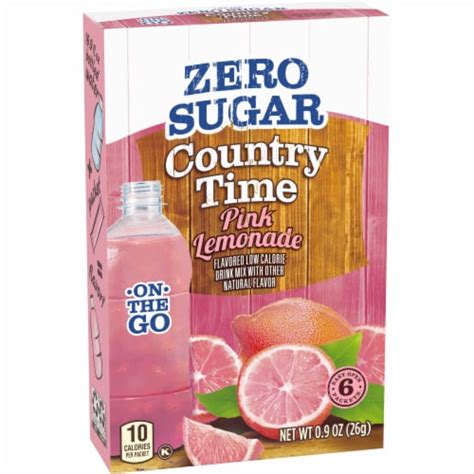 Country Time Zero Sugar Pink Lemonade Naturally Flavored Powdered Drink