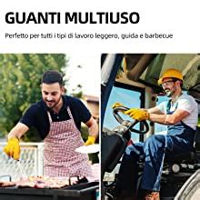 Vgo Guanti Uomo Lavoro Impermeabili In Pelle Bovina Guanti