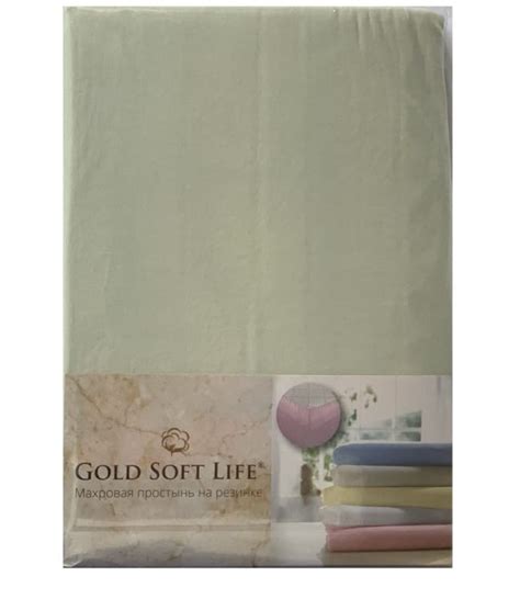 Простынь трикотажная на резинке Gold Soft Life Terry Fitted Sheet ...
