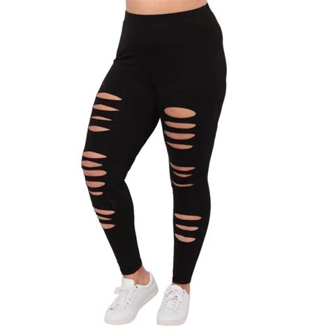 Plus Size Soild Cotton Fashion Women Sexy Leggings High Waist Leggin