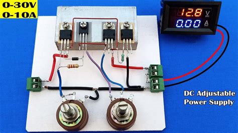 Diy Simple V A Dc Variable Power Supply Voltage And Current