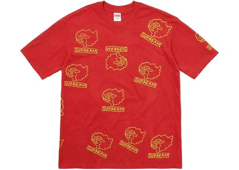 Supreme Gonz Heads Tee Red Fw17