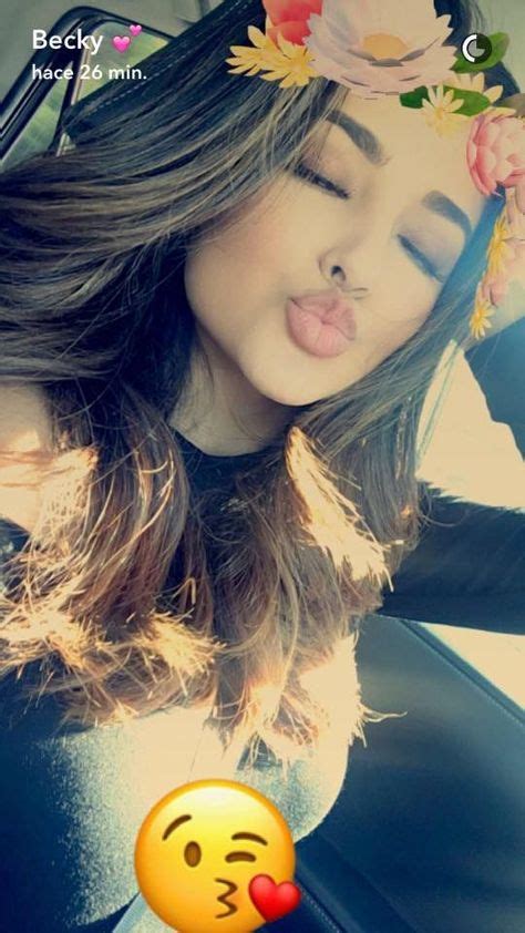 Becky Vía Snapchat Beckygofficial Snapchat Girls Selfies Poses