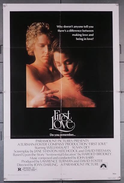 Original First Love (1977) movie poster in VG condition for $35.00