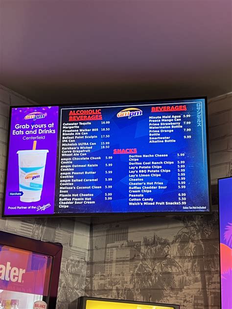 Stadium Food Breakfast Menu at Amy Leighton blog