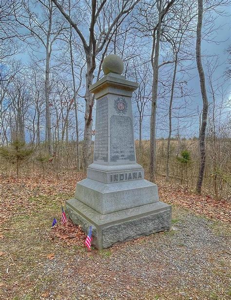 19th Indiana Infantry Monument Photograph by William E Rogers - Pixels