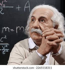 Scientist Theoretical Physicist Nobel Laureate Creator Stock Photo