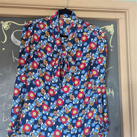 Tu Vintage Pussy Bow Blouse Size So Cute But Just Depop