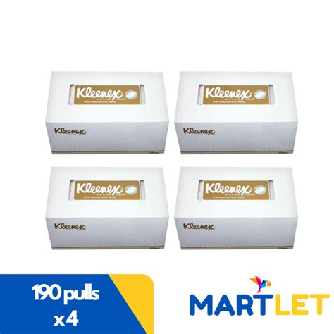 Kleenex White Facial Tissue Unscented Pulls Set Of Lazada Ph