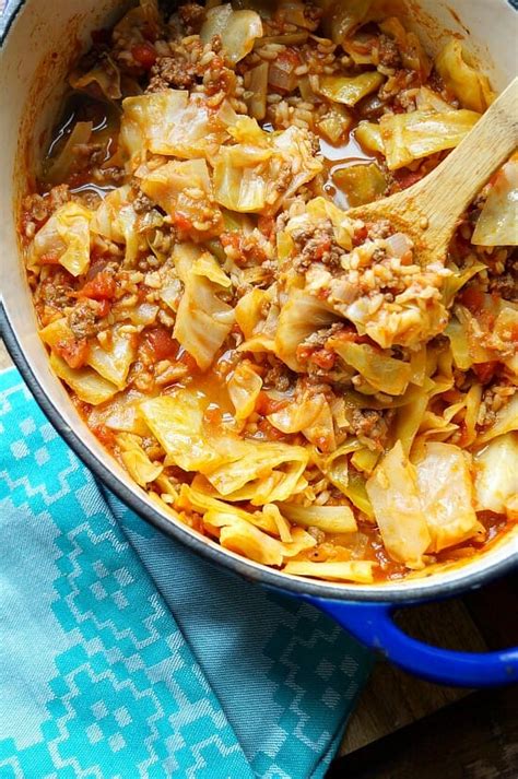 Unstuffed Cabbage Rolls Recipe Healthy Dinner Cabbage Recipe