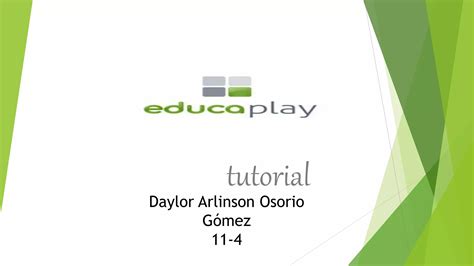 Tutorial De Educaplay Ppt