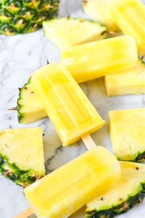 Refreshing And Delicious Pineapple Lemonade Ice Pops Make Them Fresh