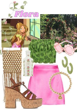 Winx Club Flora Costume Outfit ShopLook Outfits Costume Outfits