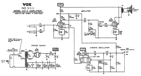 Vox Valvetronix Schematic The Vox Showroom