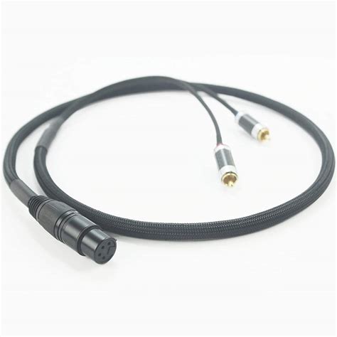 Youkamoo 4 Pin Xlr To Rca Silver Plated Audio Headphone