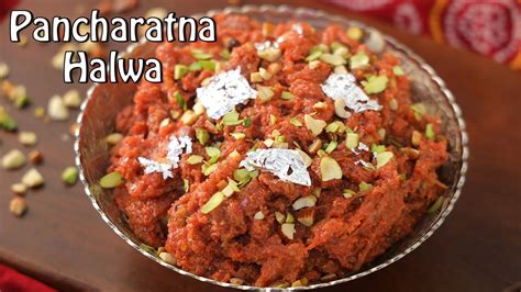 Panchratna Halwa Healthy Indian Dessert Sweet Recipe Chetna