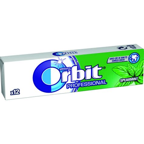 Guma De Mestecat Orbit Professional Spearmint Buc