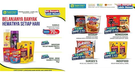 Beli Banyak Lebih Hemat Promo Hypermart Periode 26 Maret 8 April 2024