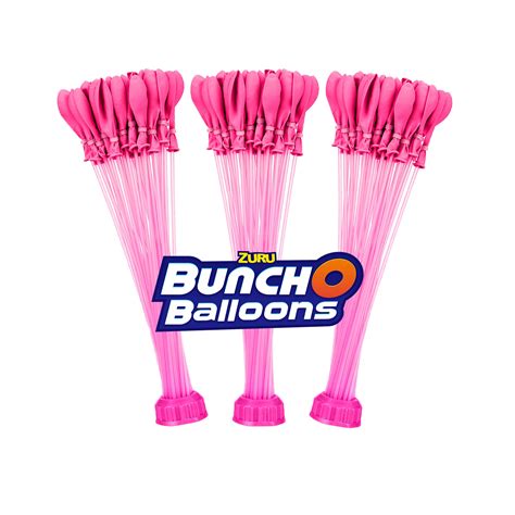 Buy Bunch O Balloons Pink 3 Bunches By Zuru 100 Rapid Filling Self