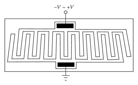 Schematic Diagram Of The Msm Diodes With Two Multifinger Schottky