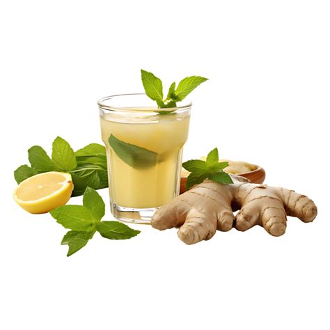 Ginger Herbal Drink Perfect For Herbal Drink Catalog Ai Generated