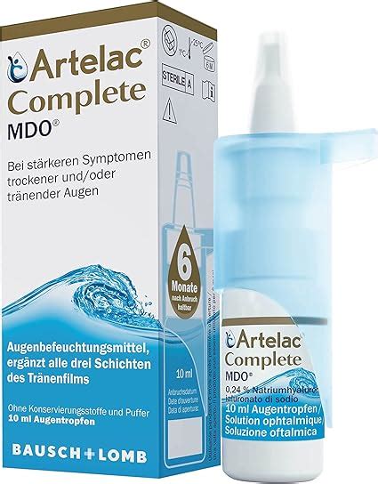 Artelac Complete Mdo Augentropfen Augentropfenl Sung Mit Einem