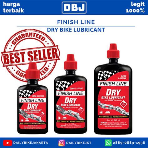 Jual FINISH LINE TEFLON PLUS DRY LUBE SQUEEZE RED 2 OZ Jakarta