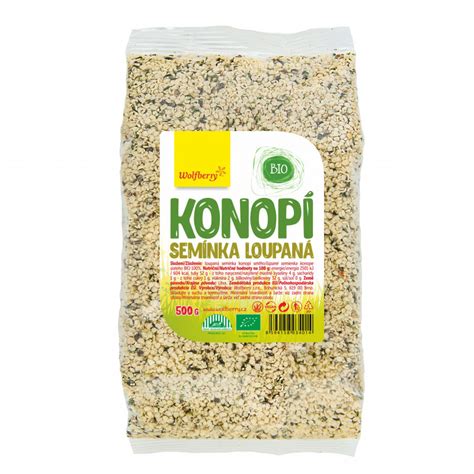 Konopné semínko loupané BIO 500 g Bioplaneta Bio potraviny raw