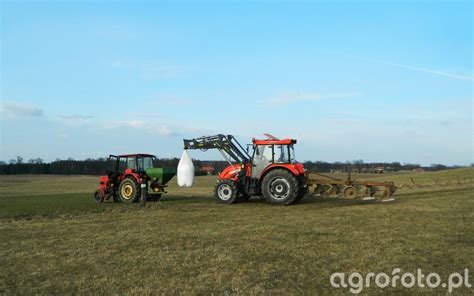 Zdjęcie traktor Ursus 6824 Tur 16 Hydramet i UrsusC 360 Rozsiewacz